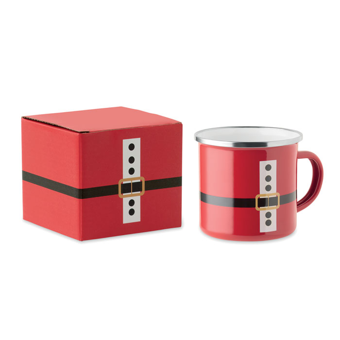 SANTAMEL - Santa enamel vintage mug 300ml