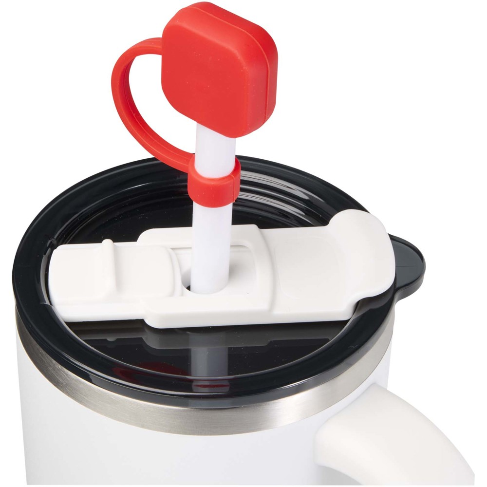 Sip silicone straw cover - Red