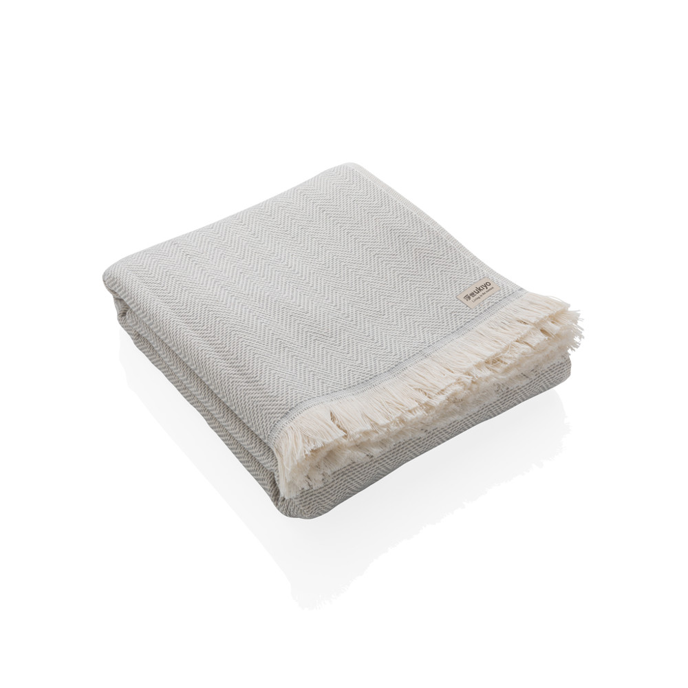 Ukiyo Hisako AWARE™ 4 Seasons towel/blanket 100x180 - grey (± PMS Cool Grey 6)