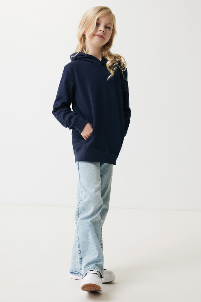 IQONIQ Yengo kids recycled cotton hoodie with sidepockets