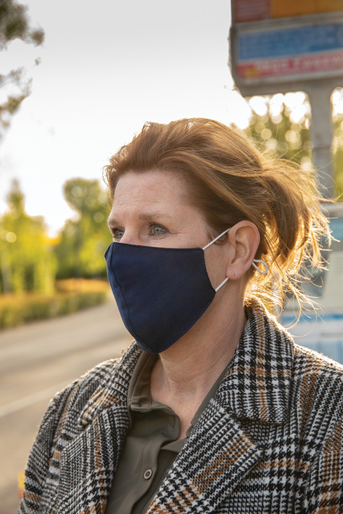 Reusable 2-ply cotton face mask