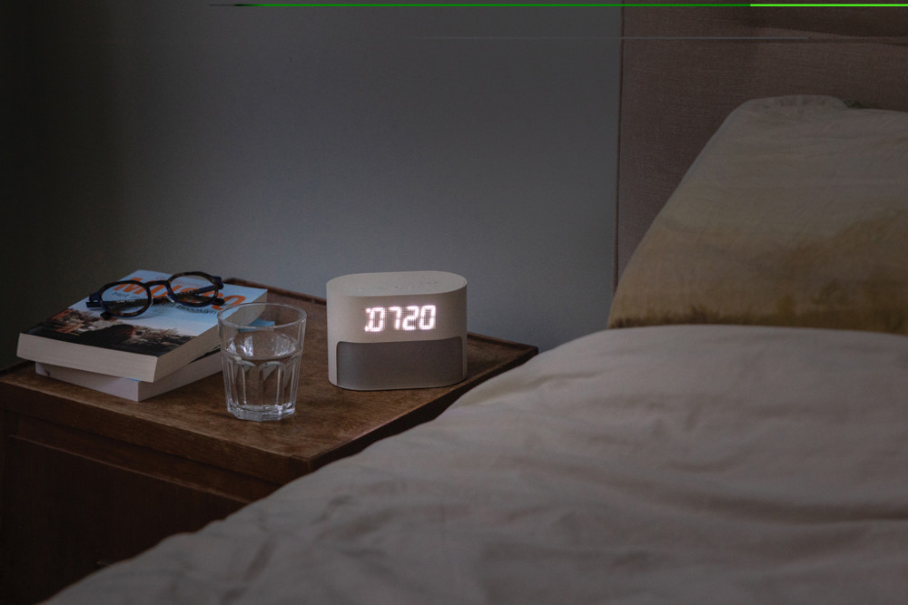 LumaRise RCS recycled plastic white noise alarm clock