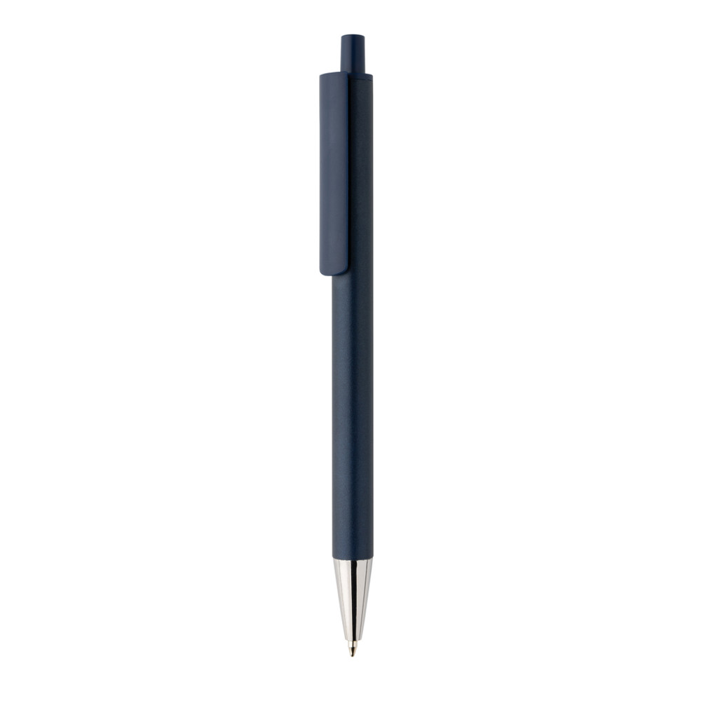 Amisk RCS certified recycled aluminium pen - blue (± PMS 8483C)