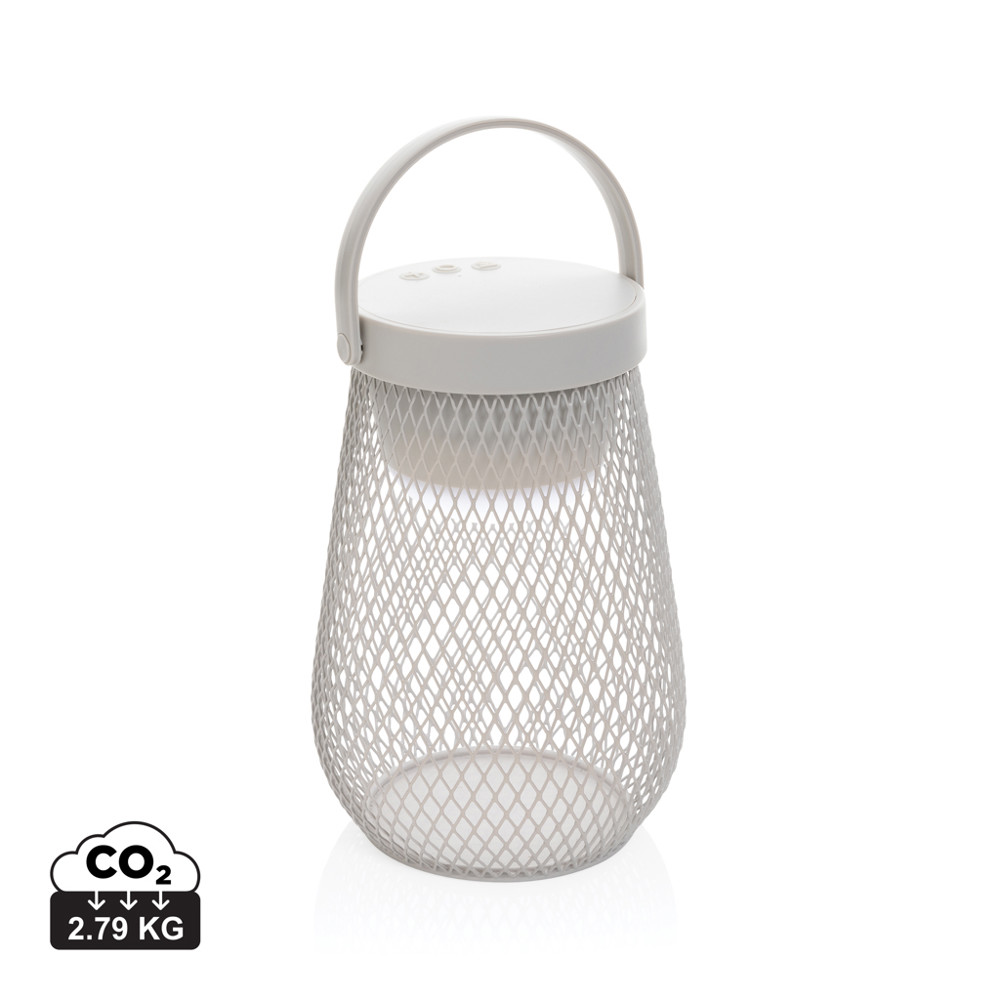 Aurora RCS recycled plastic USB re-chargeable table lamp