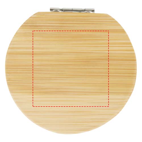 Afrodit bamboo pocket mirror