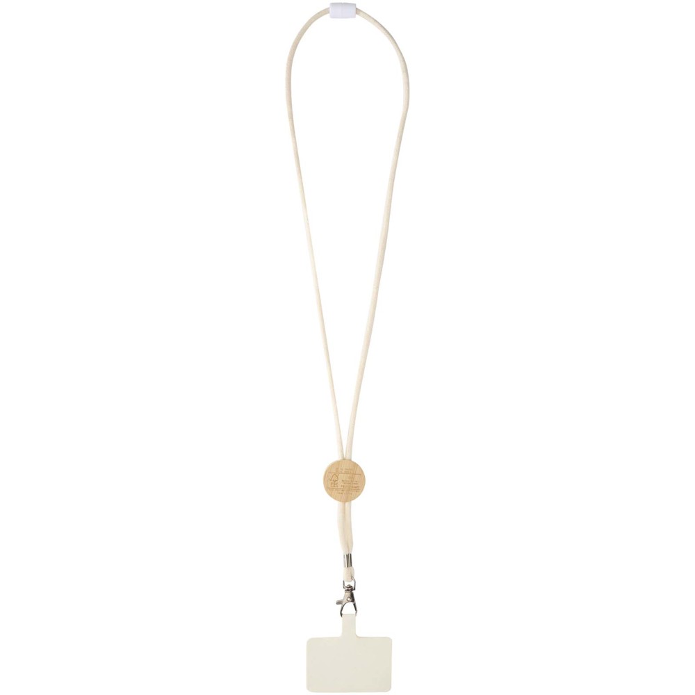 Adhab smartphone lanyard with bamboo details