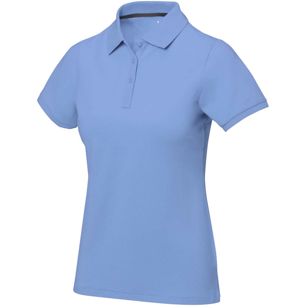 Calgary 200 g/m2 short sleeve women's polo - Light blue