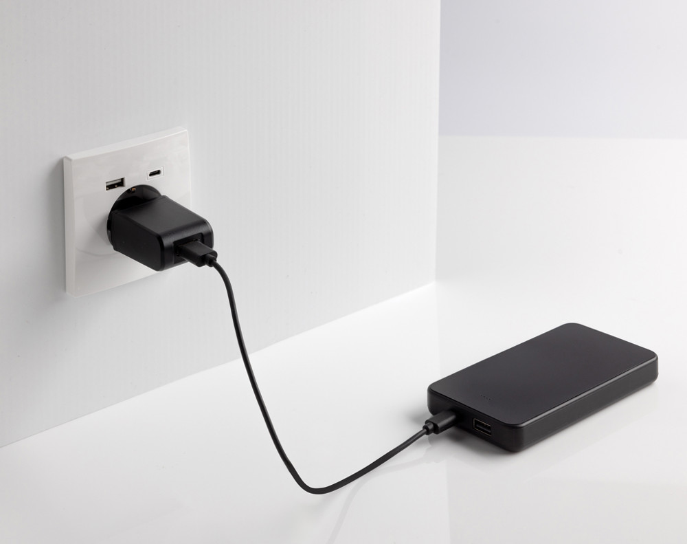 Boostcore RCS recycled plastic powerbank 10.000mAh USB C