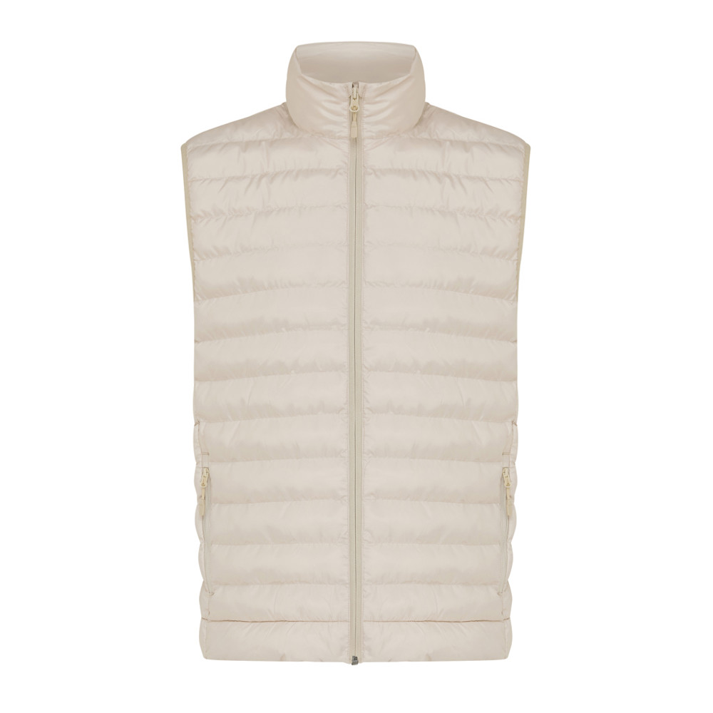 IQONIQ Meru men recycled polyester bodywarmer - beige (± PMS 13-0907 TCX)