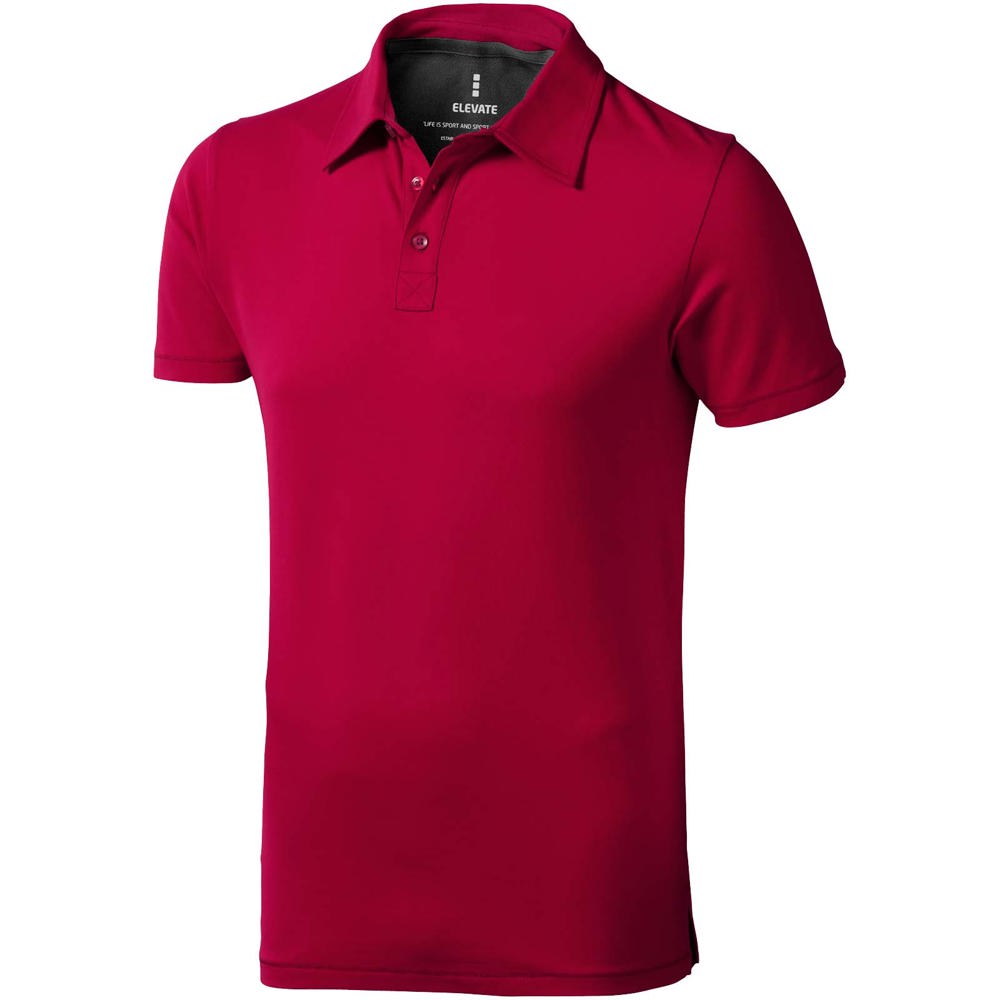 Markham 200 g/m2 short sleeve men's stretch polo - Red