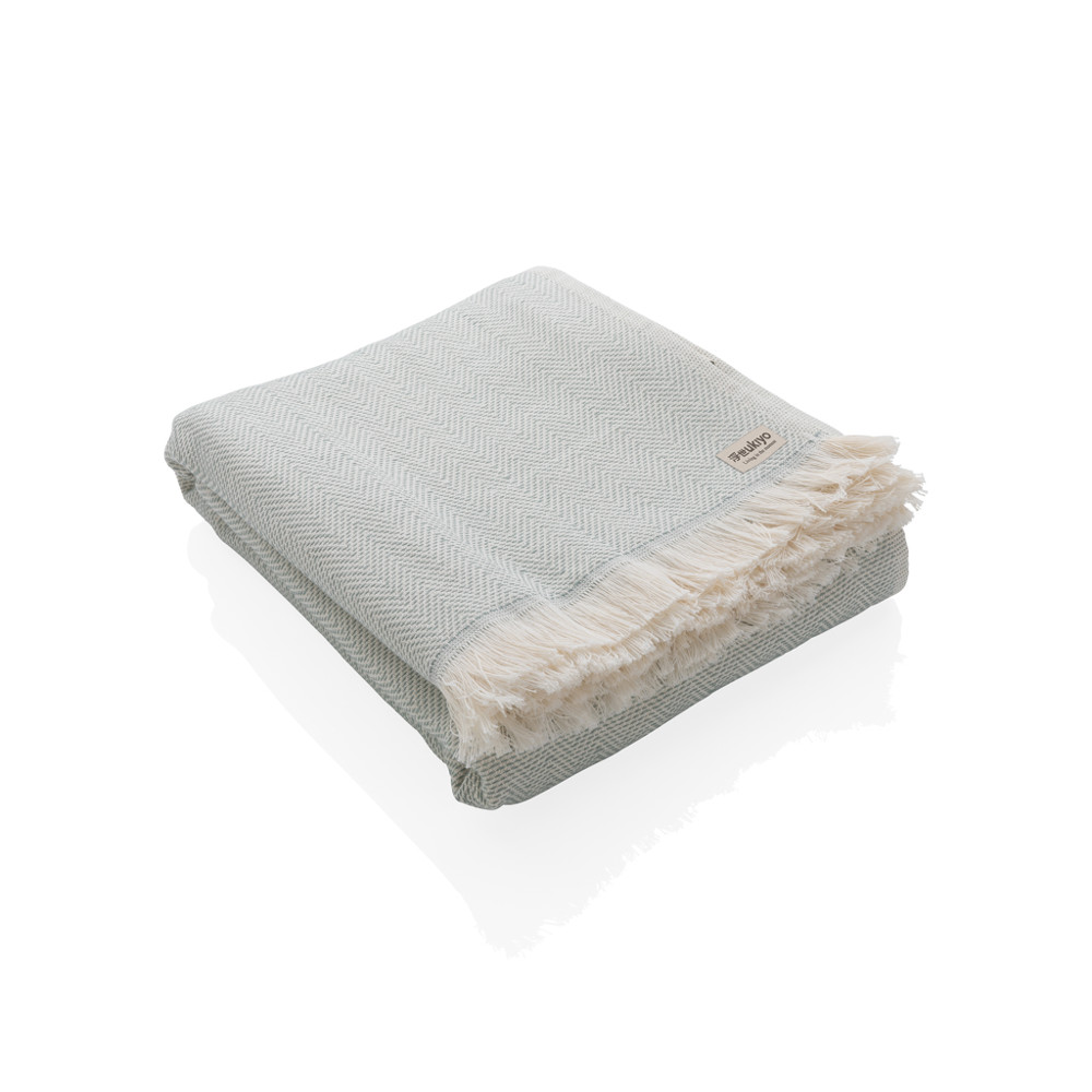 Ukiyo Hisako AWARE™ 4 Seasons towel/blanket 100x180 - green (± PMS 5555)