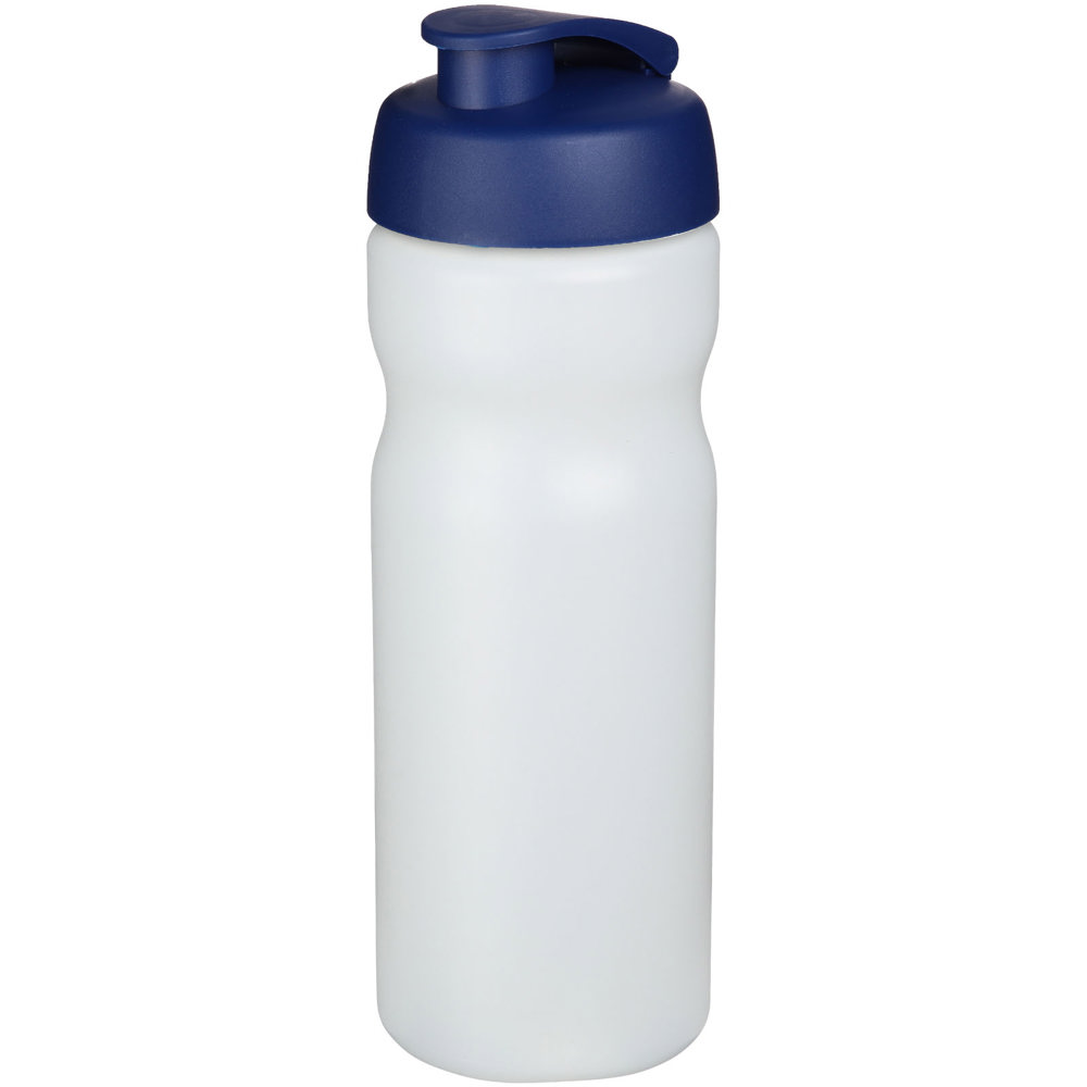 Baseline® Plus 650 ml flip lid sport bottle - Transparent, Blue