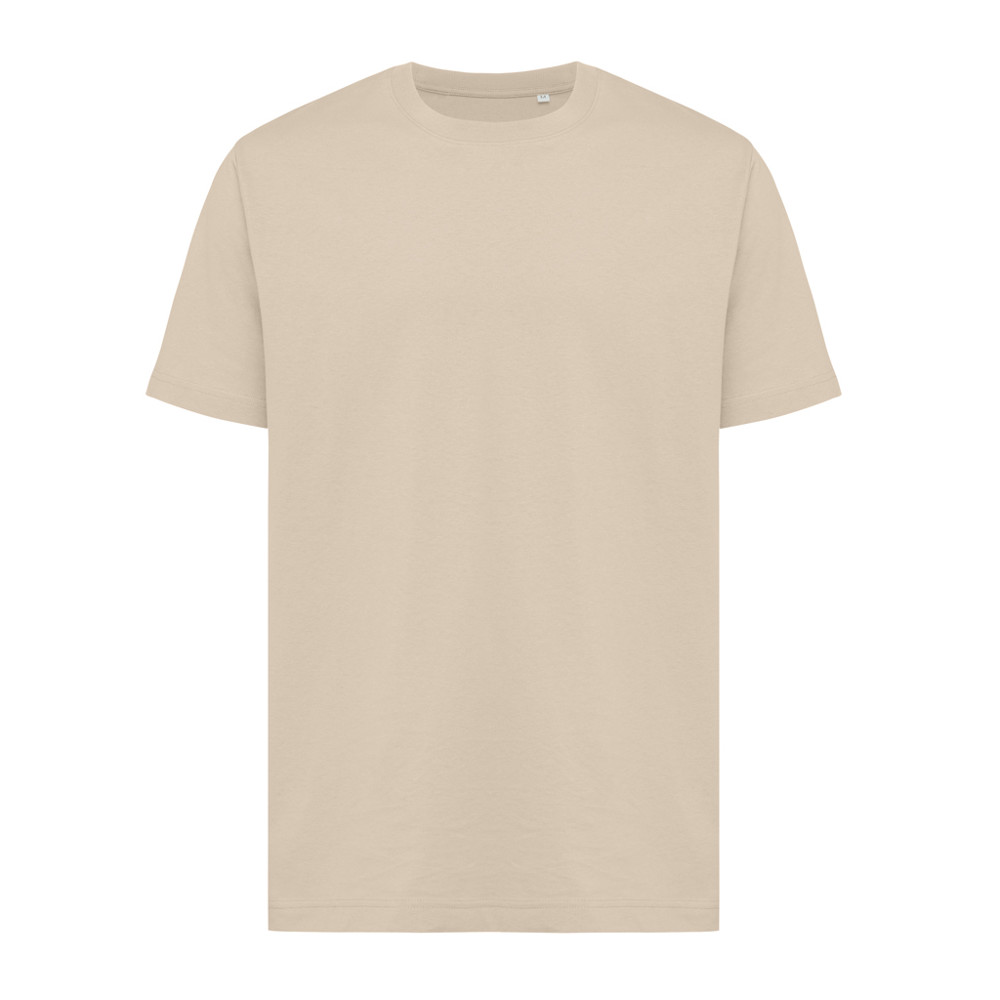 IQONIQ Kakadu relaxed recycled cotton t-shirt - desert (± PMS 14-0708 TCX)