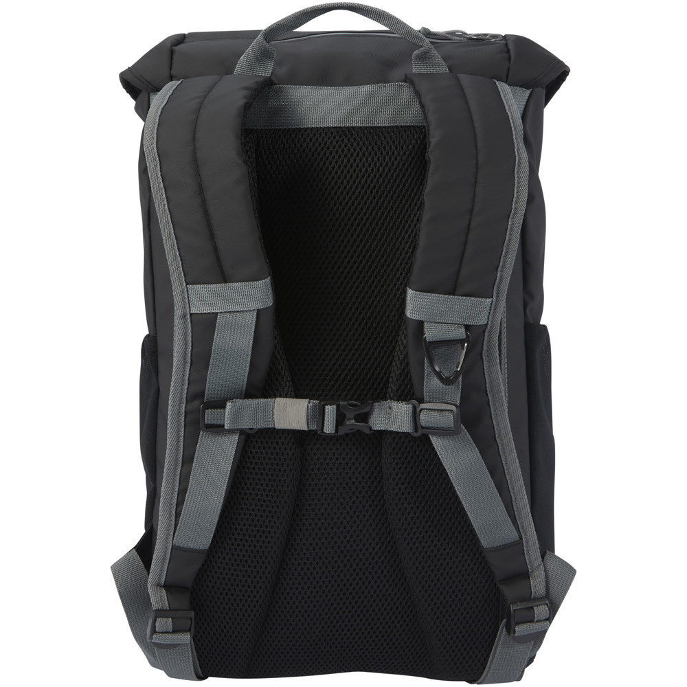Aqua 15.6" GRS recycled water resistant laptop backpack 23L