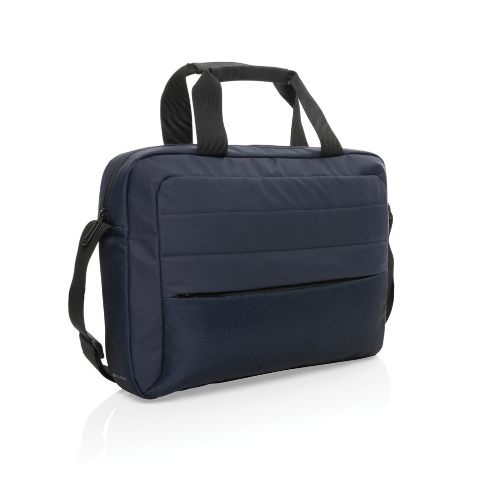 Armond AWARE™ RPET 15.6 inch laptop bag - navy (± PMS 4280C)