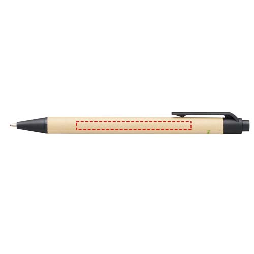 Berk recycled carton and corn plastic ballpoint pen (black ink)