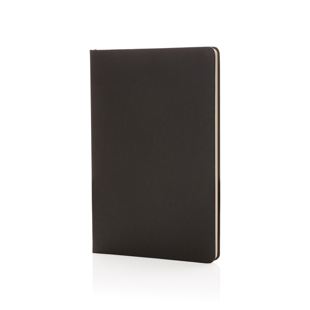 A5 hardcover notebook - black (± PMS Black)