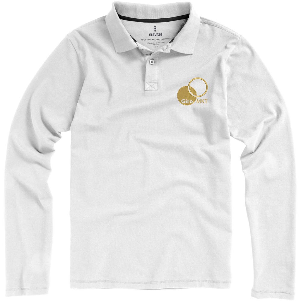 Calgary 180 g/m2 long sleeve men's polo