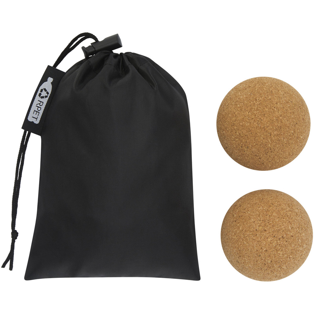 Trikona cork yoga ball - set of 2