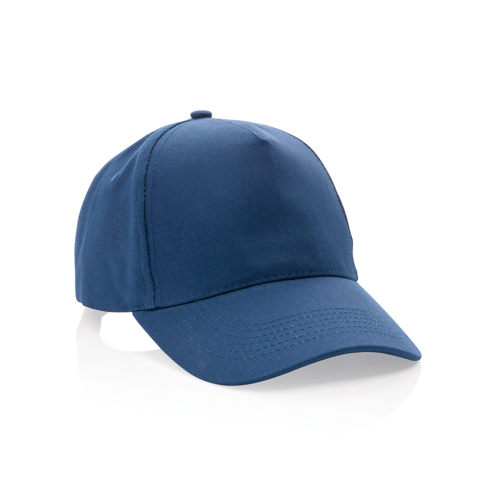 Impact 5panel 280gr Recycled cotton cap with AWARE™ tracer - navy (± PMS 539)