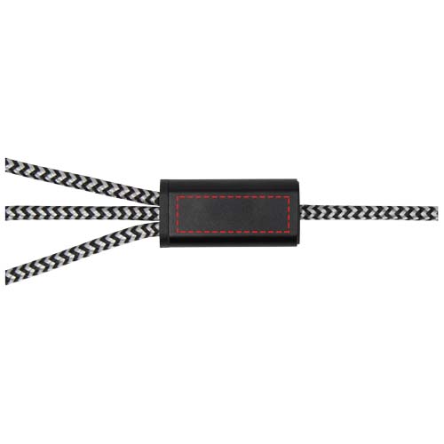 Alphecca recycled aluminium and RPET 5-in-1 charging cable 