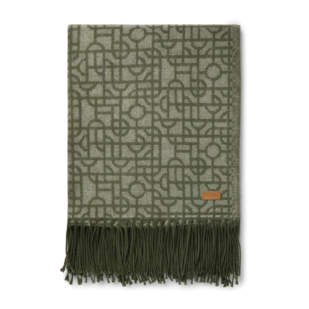 VINGA Verso blanket - green (± PMS 18-0312)