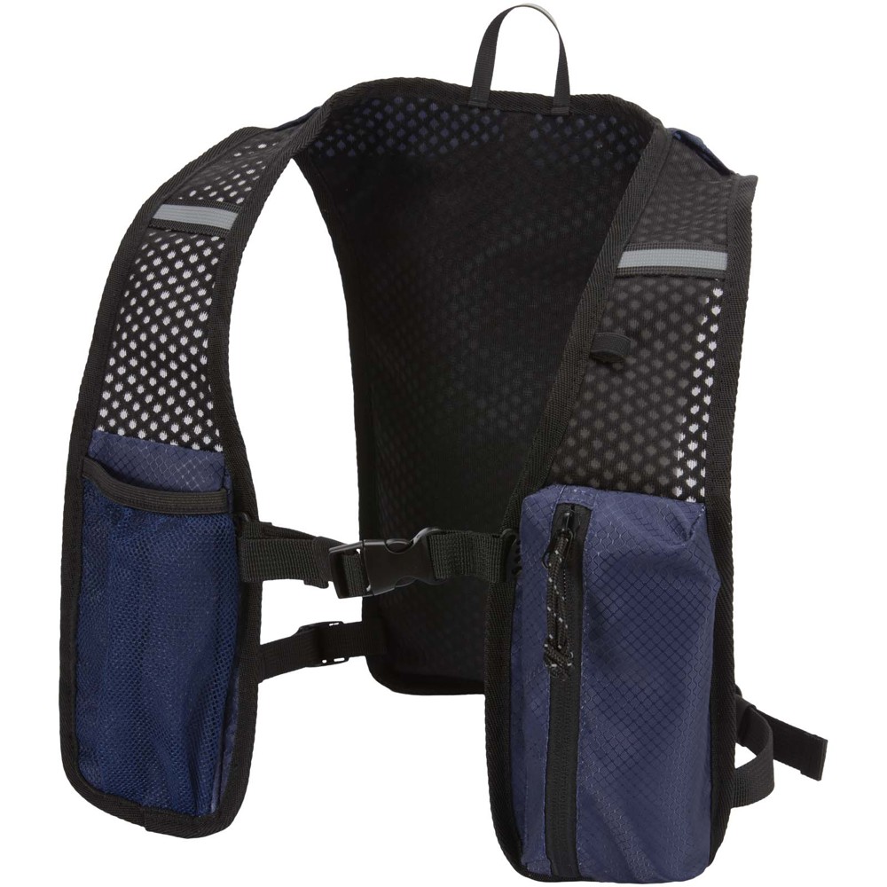 Varyon GRS recycled running vest hydration pack 5L - Navy