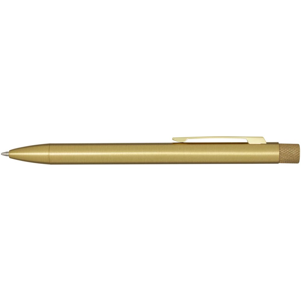 Beatriz recycled brass ballpoint pen (blue ink)
