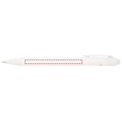 Chartik monochromatic recycled paper ballpoint pen with matte finish (black ink)