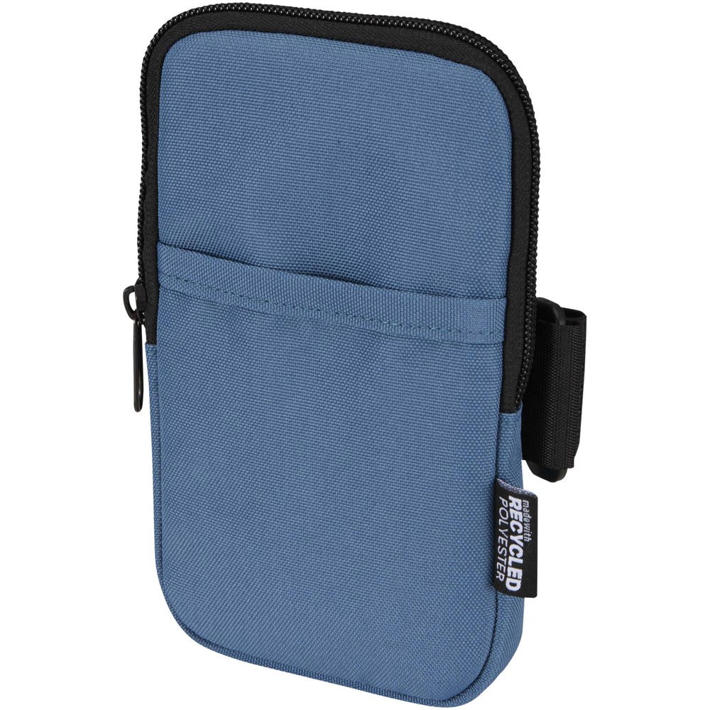 Byron GRS recycled bottle pouch - Hale Blue