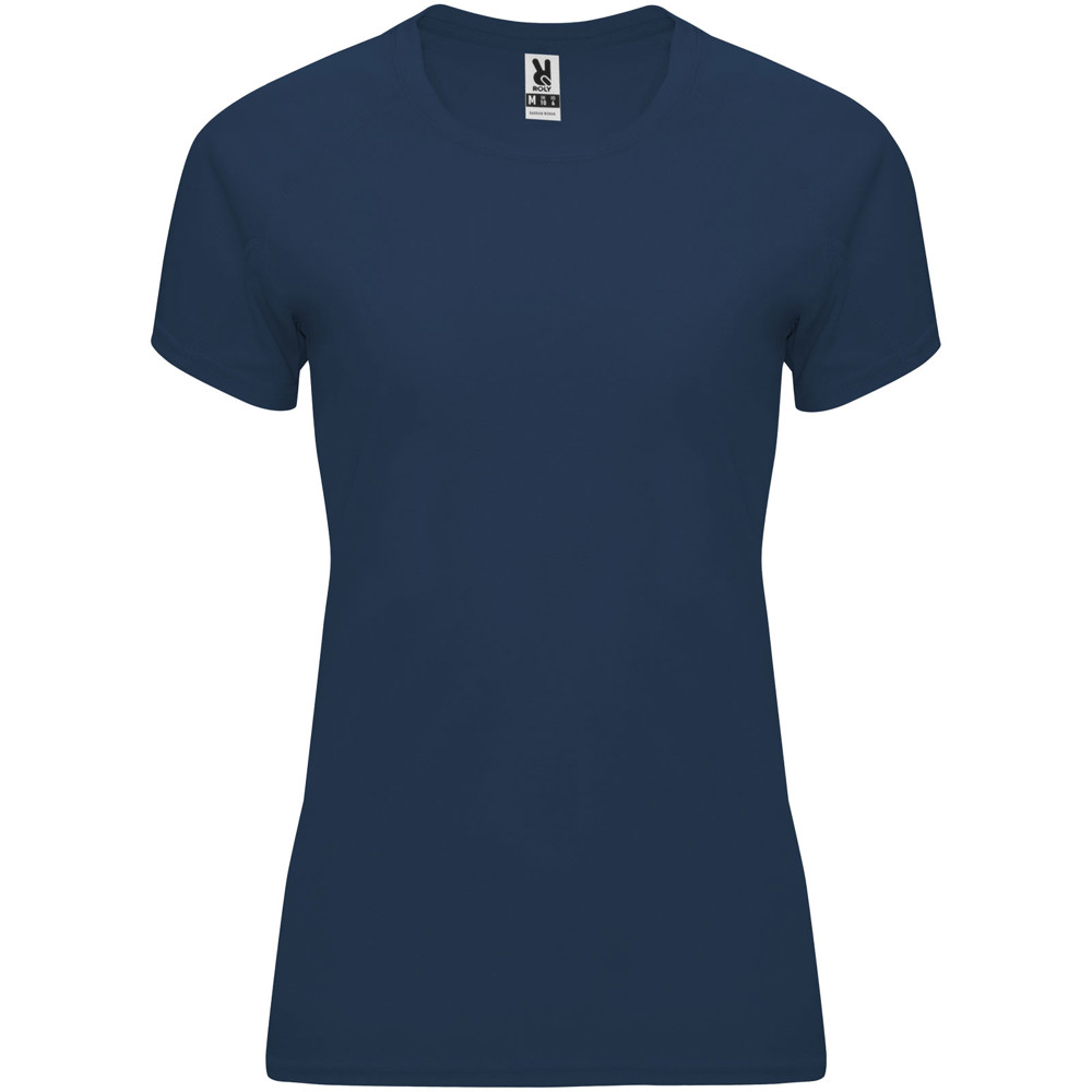 Bahrain 135 g/m2 short sleeve women's sports t-shirt - Navy Blue