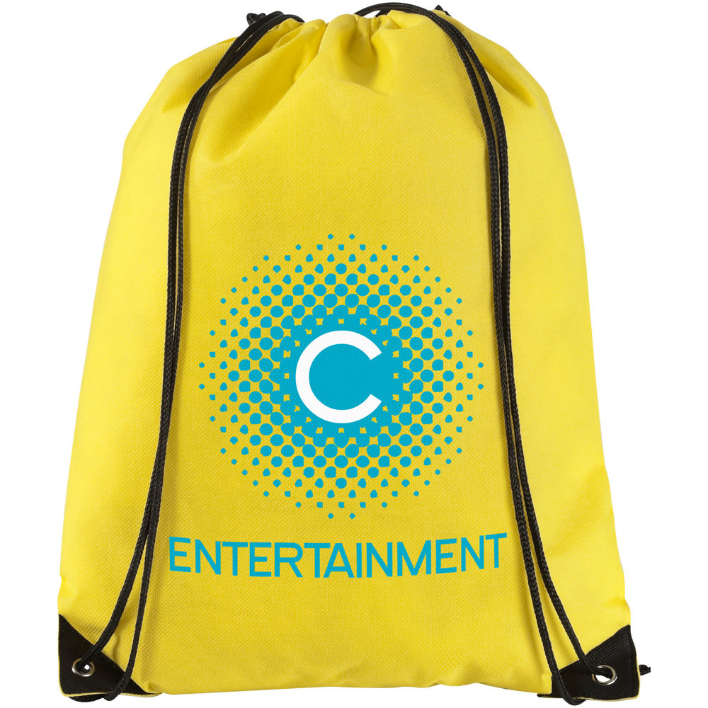 Evergreen non-woven drawstring bag 5L