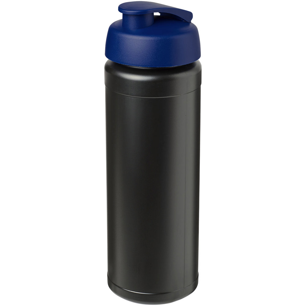 Baseline® Plus grip 750 ml flip lid sport bottle - Black, Blue