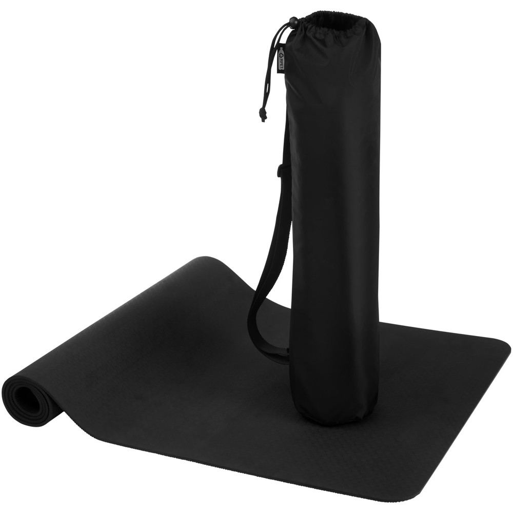 Virabha recycled TPE yoga mat - Black