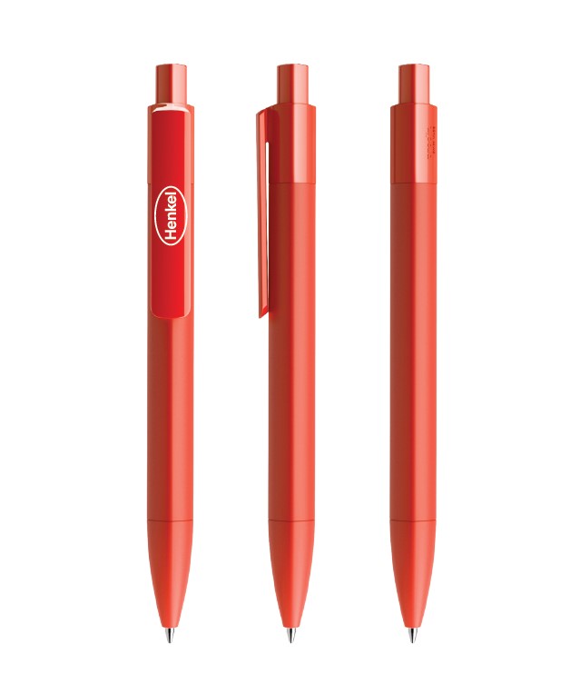 Henkel Prodir DS04 ball pen (Matt red) (Pack of 50)
