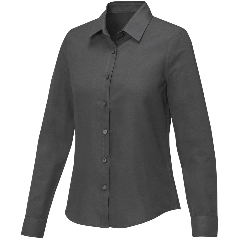 Pollux 130 g/m2 long sleeve women's shirt - Storm grey