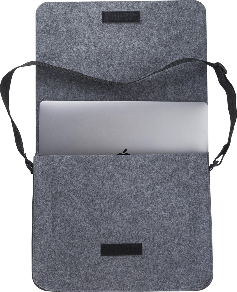 Laptop bag Layla | Felt | 15 inch | Velcro closure