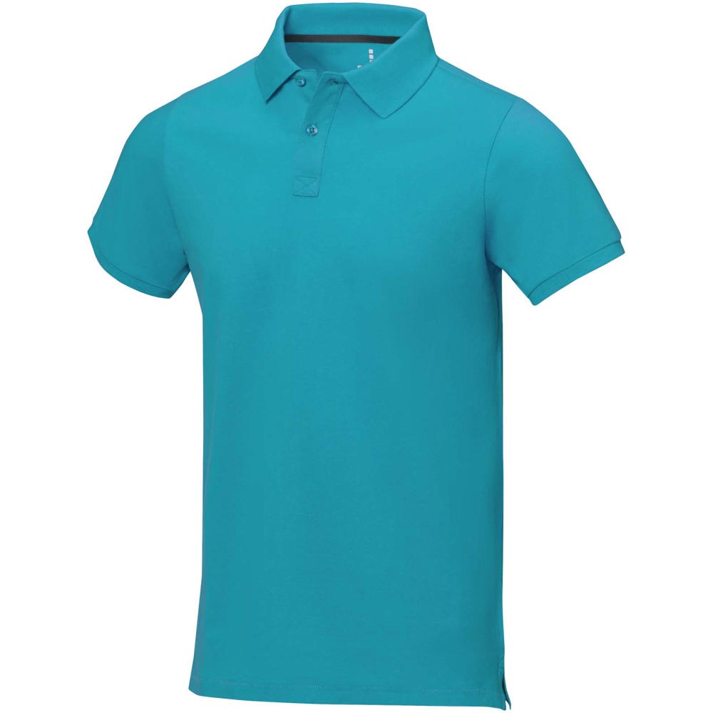 Calgary 200 g/m2 short sleeve men's polo - Aqua