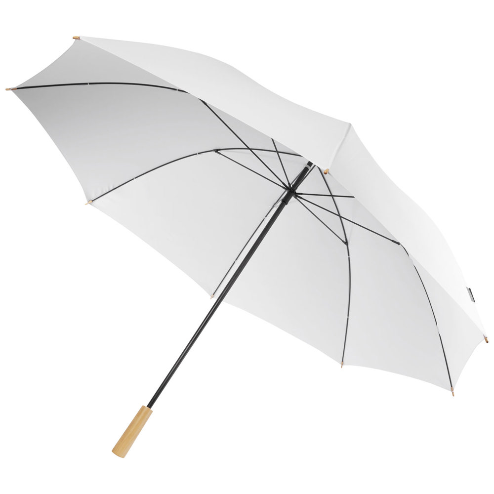 Romee 30'' windproof recycled PET golf umbrella - White