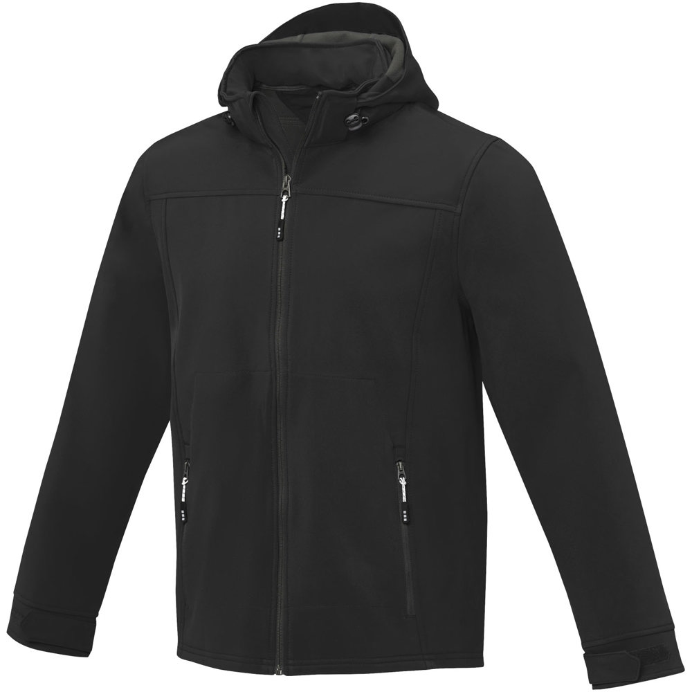 Langley men's softshell jacket - Black