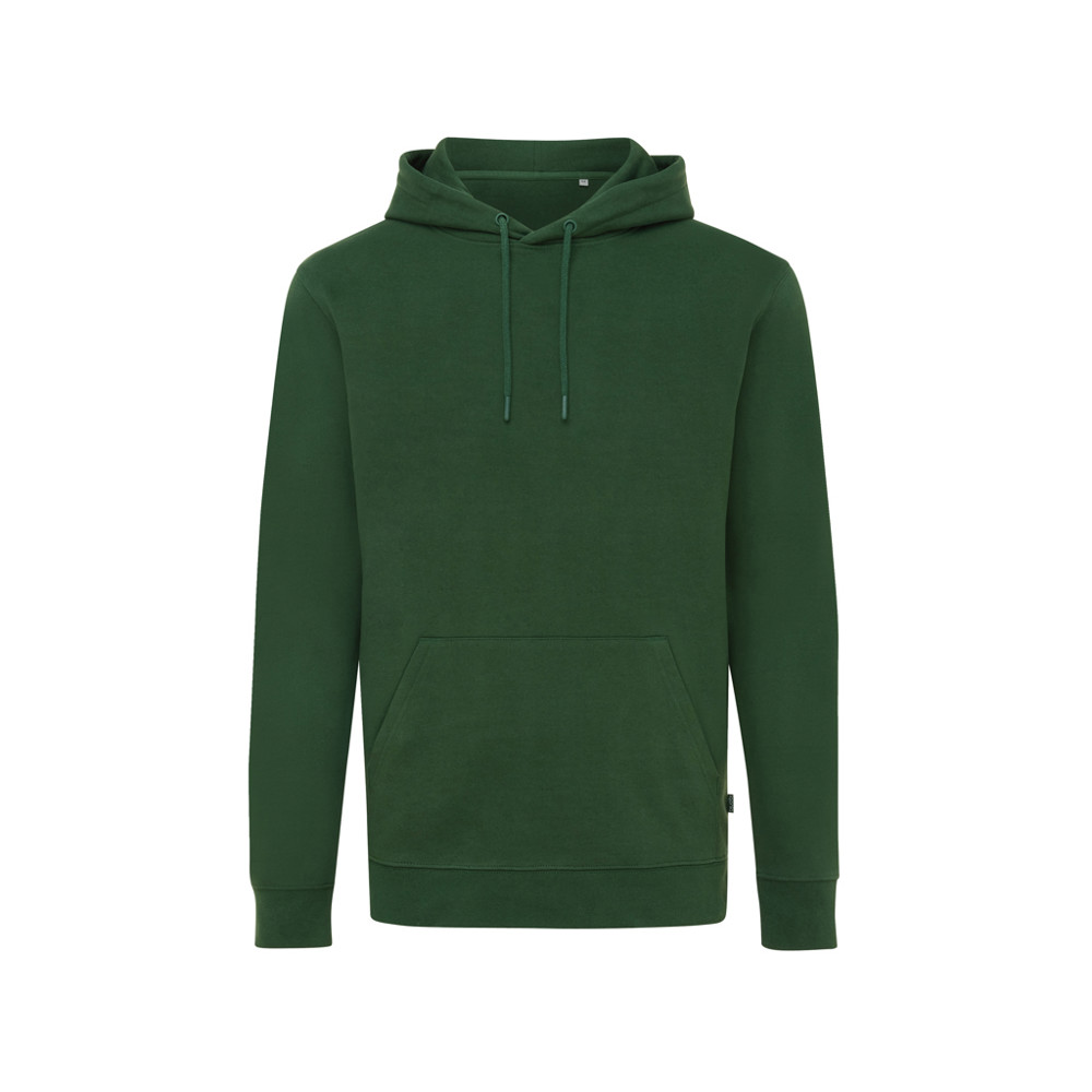 IQONIQ Jasper recycled cotton hoodie - forest green (± PMS 19-5920TCX)