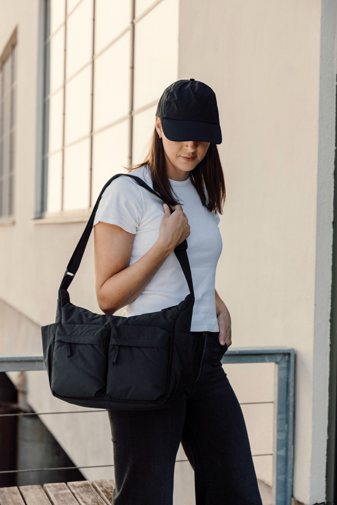 KENTO URBAN RCS recycled nylon padded crossover bag