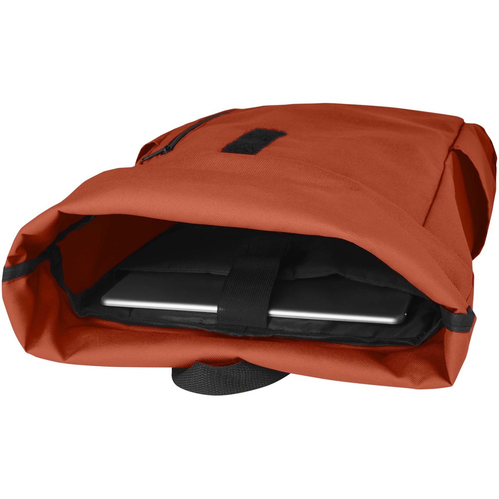 Byron 15.6" GRS RPET roll-top backpack 18L