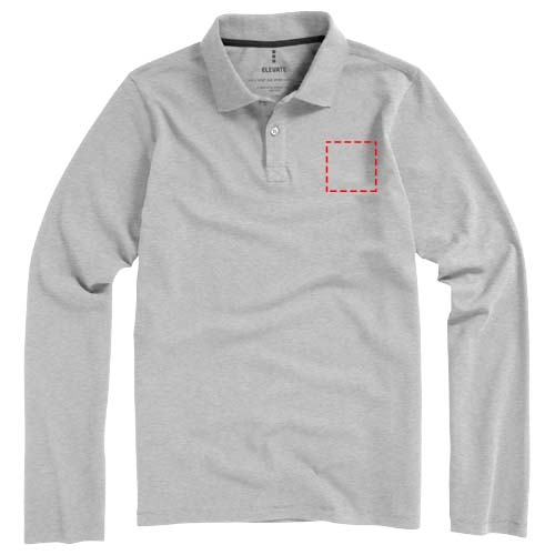 Calgary 180 g/m2 long sleeve men's polo