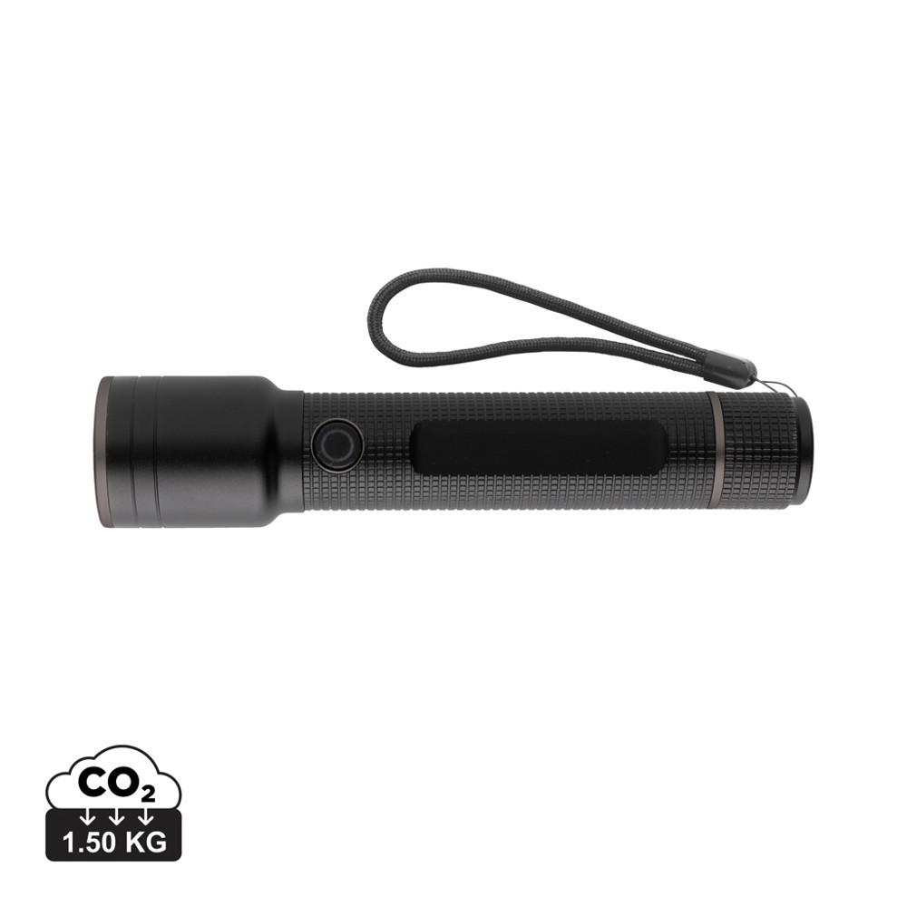 Gear X RCS recycled aluminium USB-rechargeable torch large