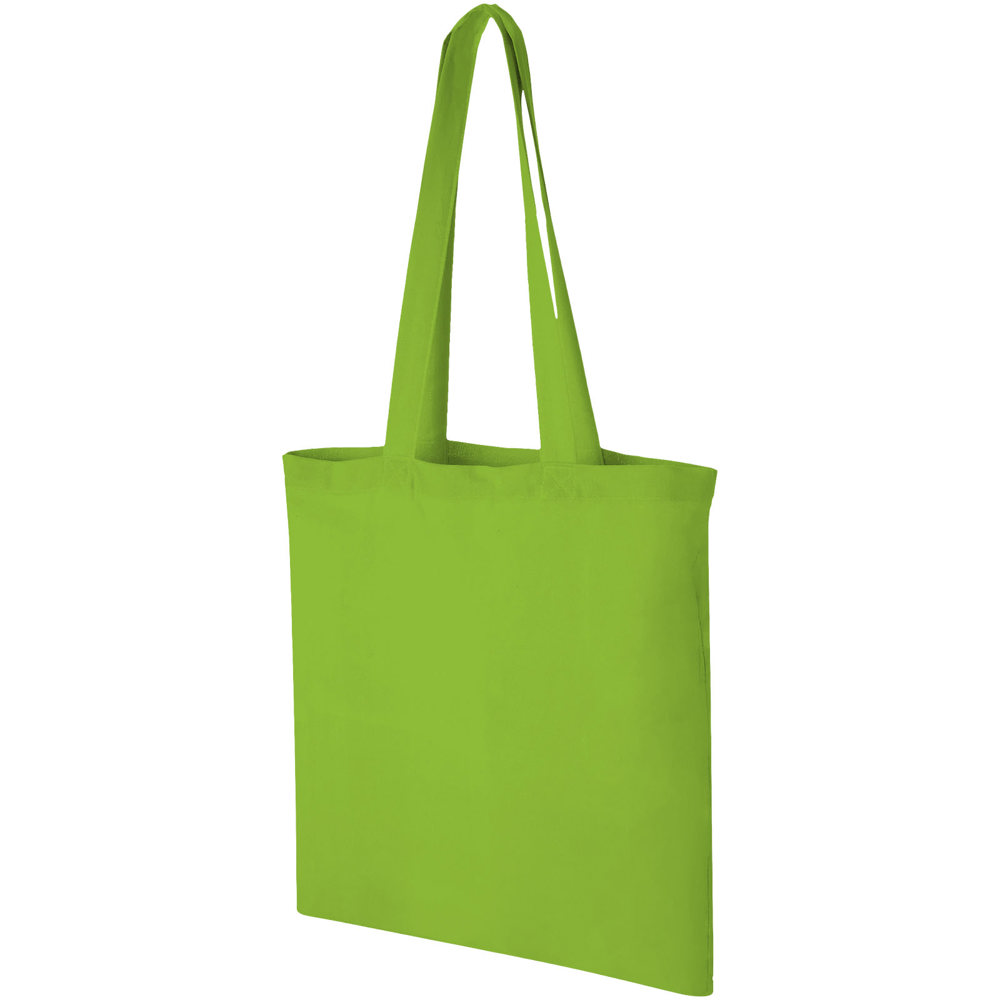 Carolina 100 g/m² cotton tote bag 7L - lime