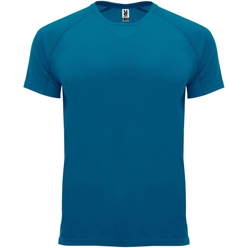 Bahrain 135 g/m2 short sleeve men's sports t-shirt - Moonlight Blue