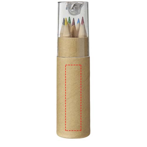 Kram 6-piece coloured pencil set