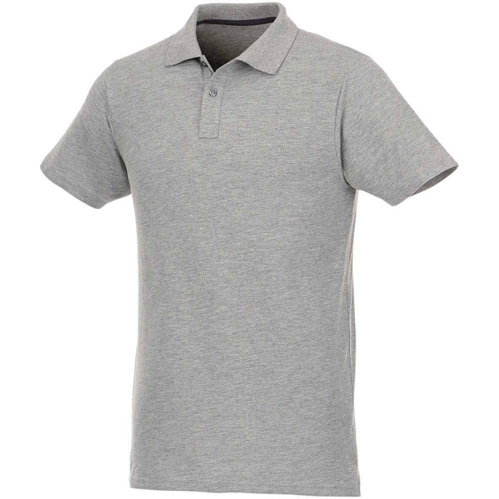 Helios 180 g/m2 short sleeve men's polo - Heather grey