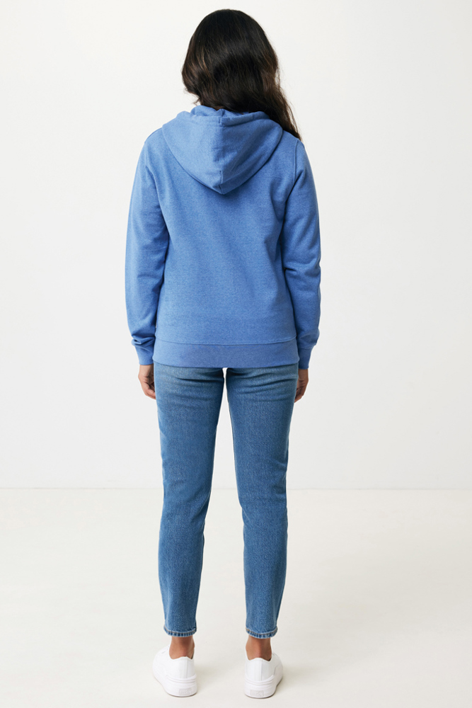IQONIQ Abisko recycled cotton zip through hoodie